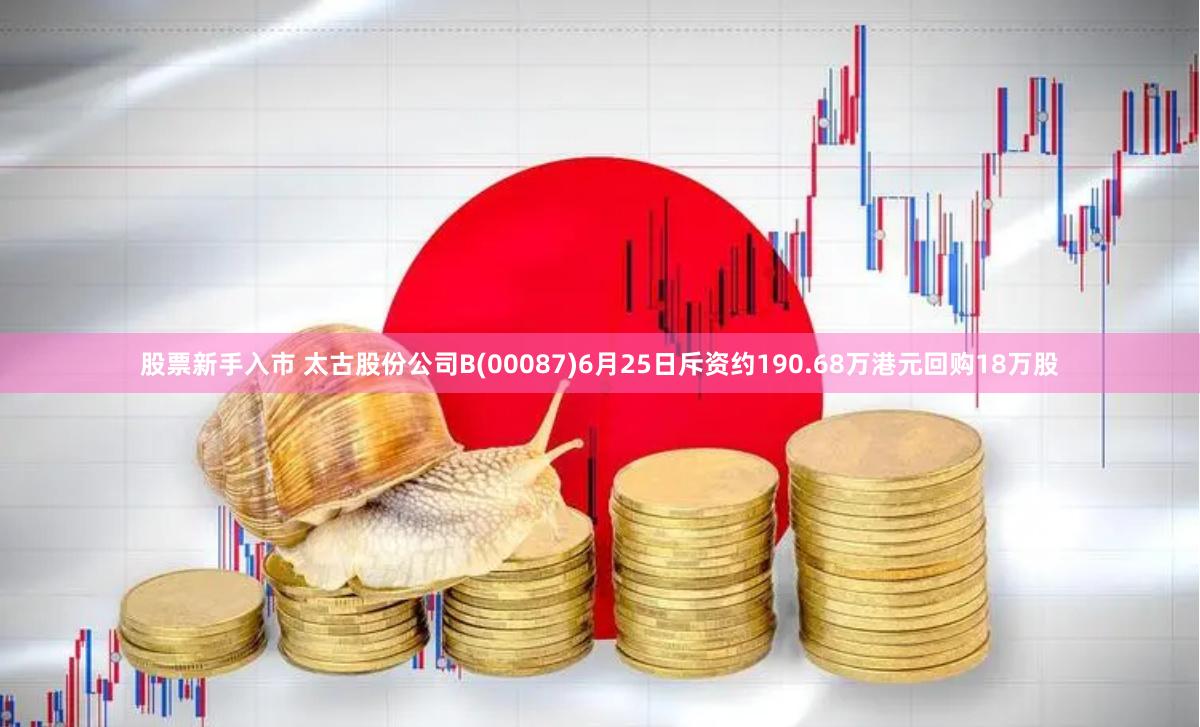 股票新手入市 太古股份公司B(00087)6月25日斥资约190.68万港元回购18万股