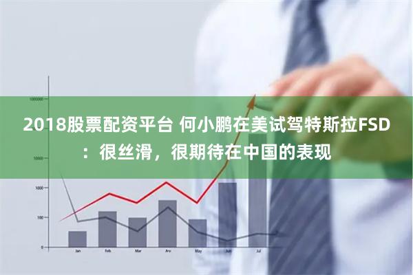 2018股票配资平台 何小鹏在美试驾特斯拉FSD：很丝滑，很期待在中国的表现