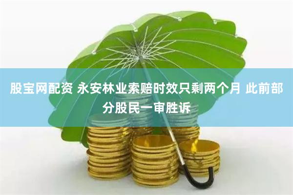 股宝网配资 永安林业索赔时效只剩两个月 此前部分股民一审胜诉